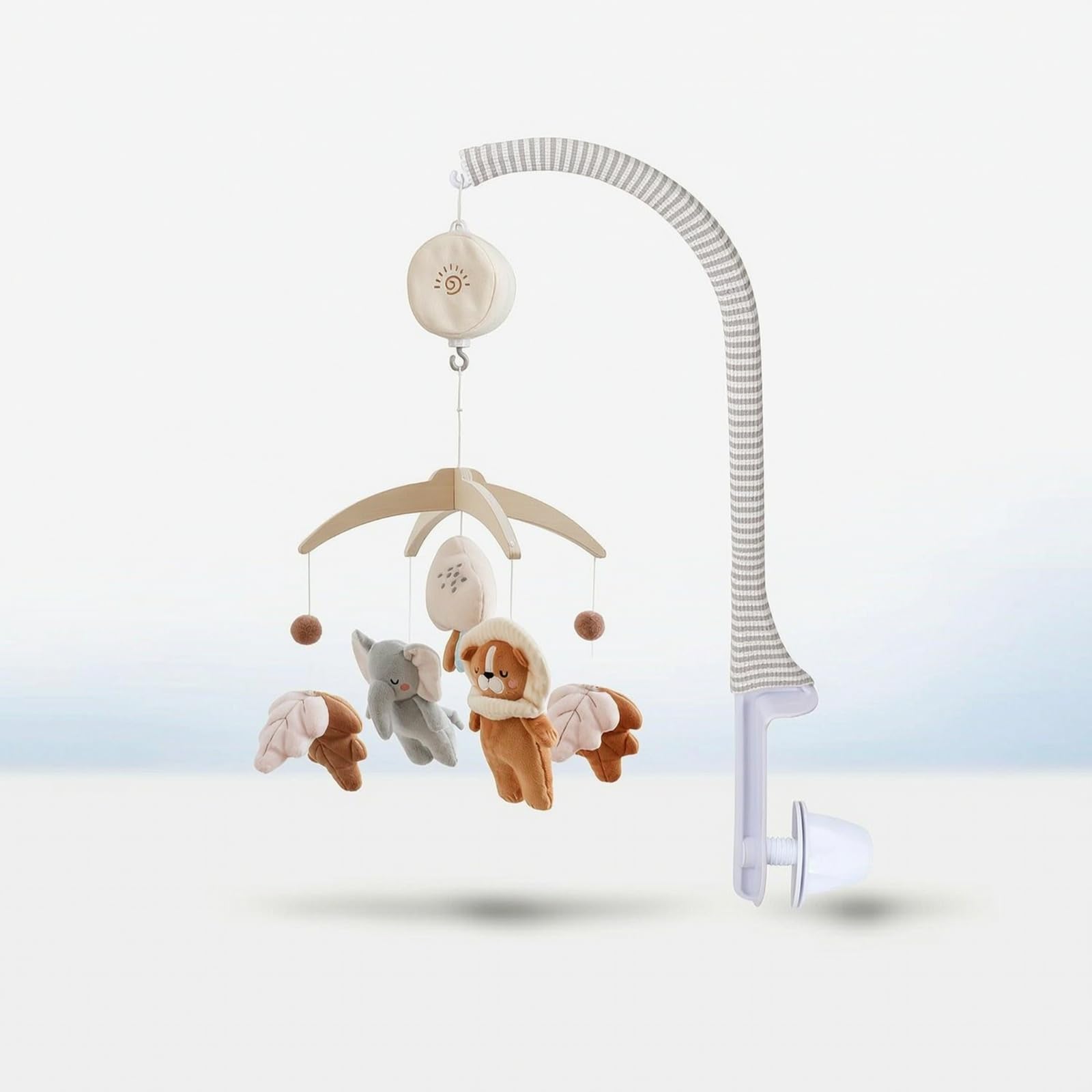 Giostrina con Peluche Morbido Culla Robusto per Cameretta, Con Carillon