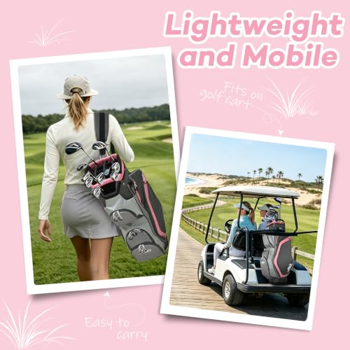 JAD Ultra Lightweight Womens Golf Cart Bag