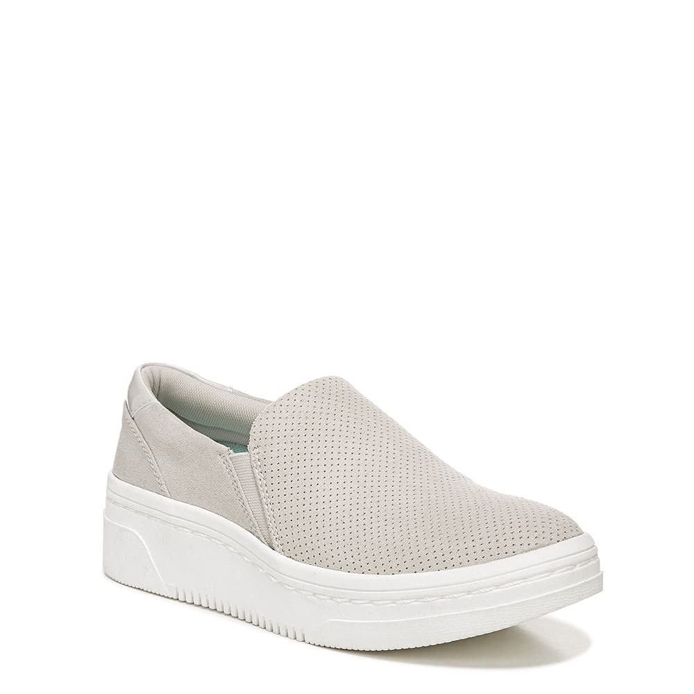 Dr. Scholl's Shoes Womens Madison Next Platform Wedge Slip On Fashion Sneaker,Oyster,6