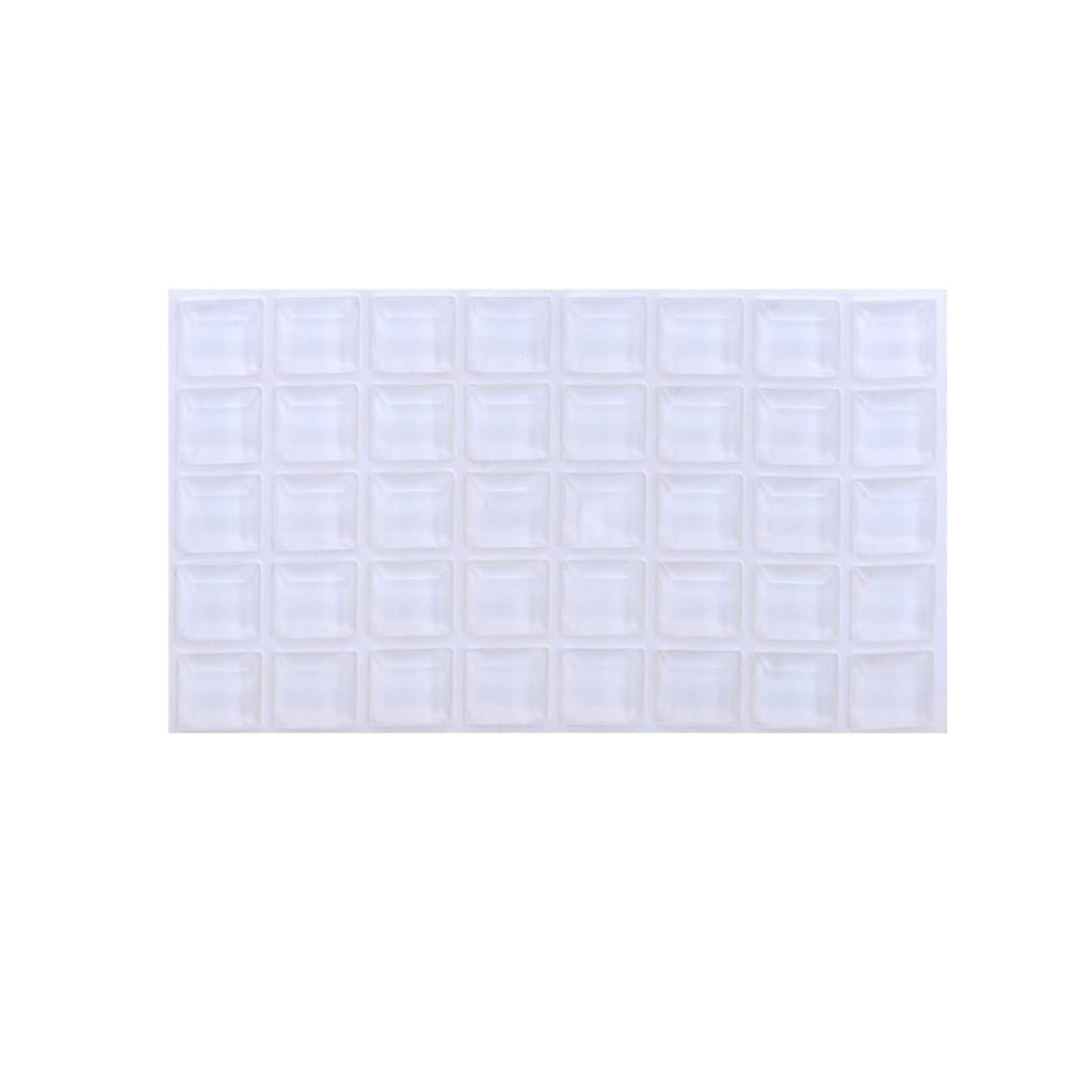 Silicone Bumper Pads 30-100PCS Self Adhesive Silicone Furniture Pads Cabinet Bumpers Rubber Damper Buffer Cushion Protective Hardware(12.7x3.0mm 40pcs)