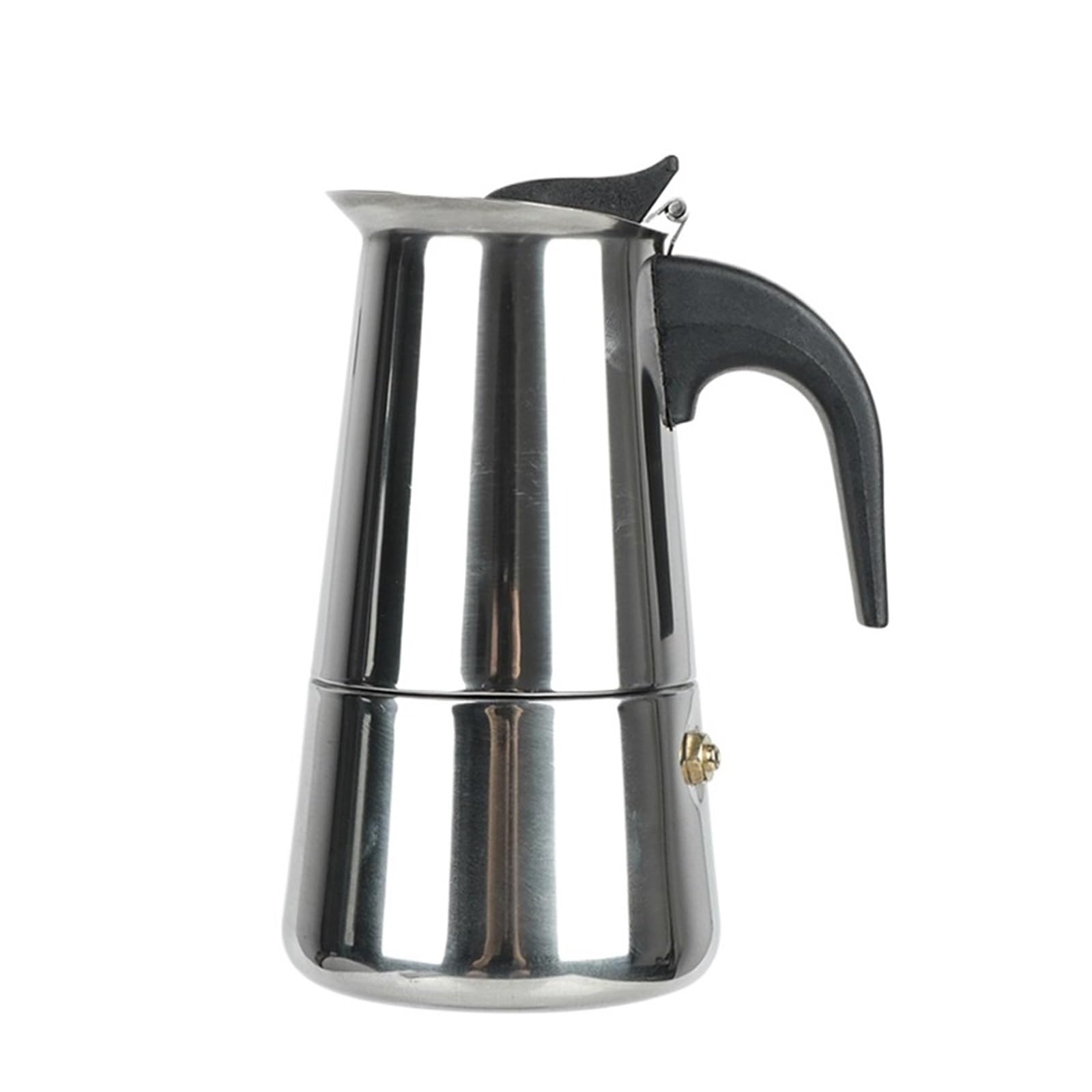 Generico Caffettiera da 2/4/6/9 tazze for cucina Moka Latte Filter Maker in acciaio inossidabile(200ml)