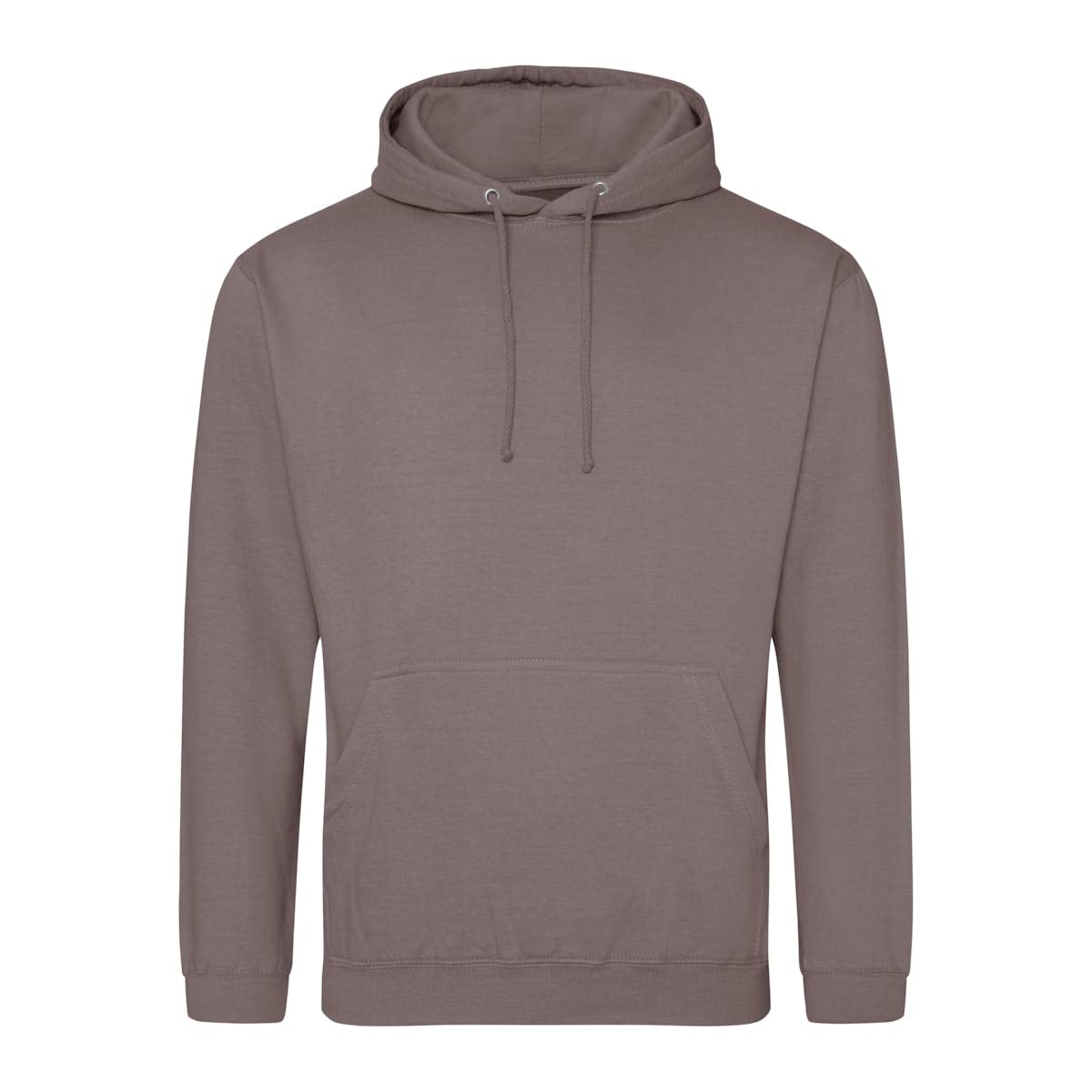 COOZO Unisex College Hoodie - Mocha Brown - L