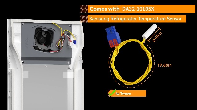 Amazon.com: Upgraded DA32-10105X Refrigerator Temperature Sensor