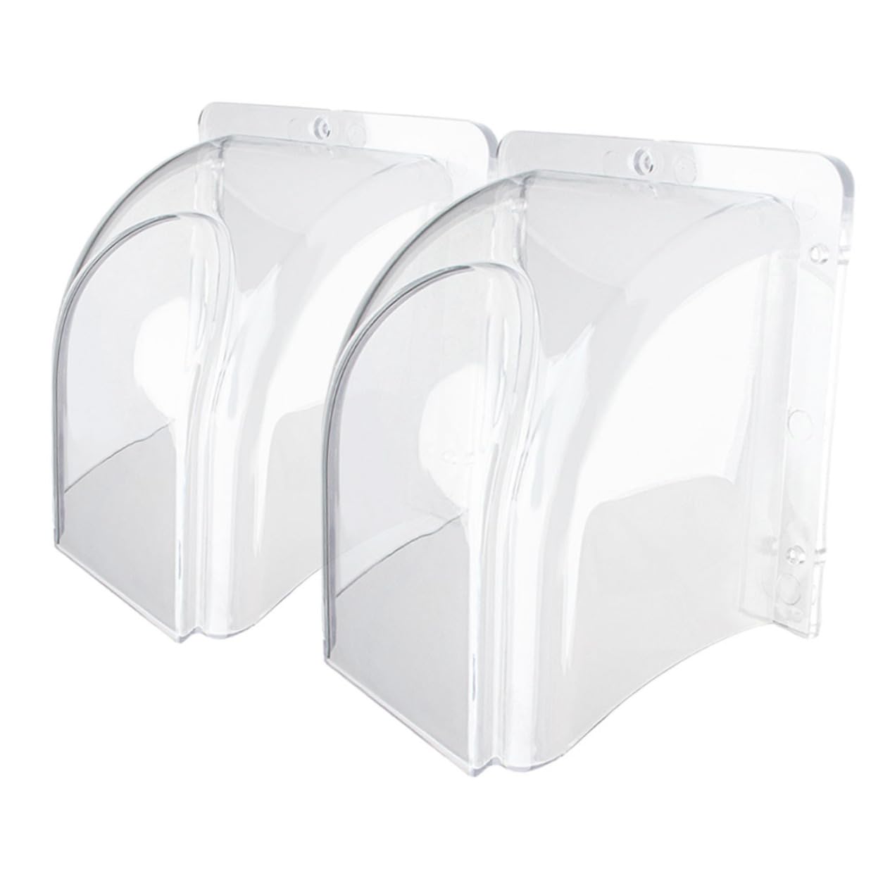 Timbre resistente a la lluvia SHINEOFI con protector exterior transparente de dos piezas