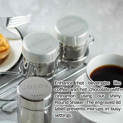 Juego de cocteleras Tablecraft de acero inoxidable con estante exclusivo 5