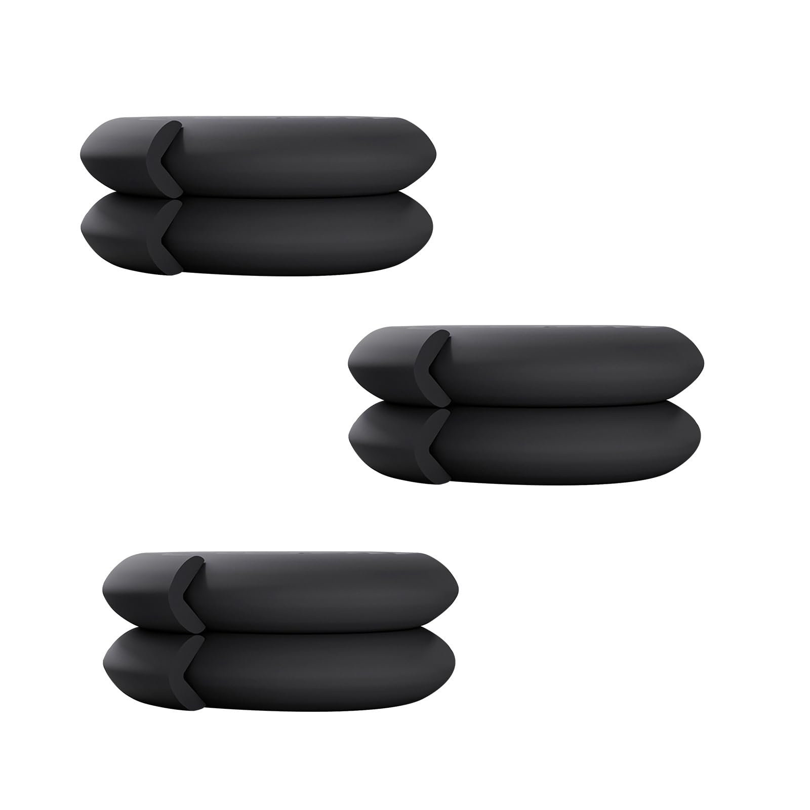 Furniture Corner Guard Edge, Furniture Bumper Guard, Heavy-Duty Soft Foam Edge Guards,with Strong Adhesive Tape(Black,5M)