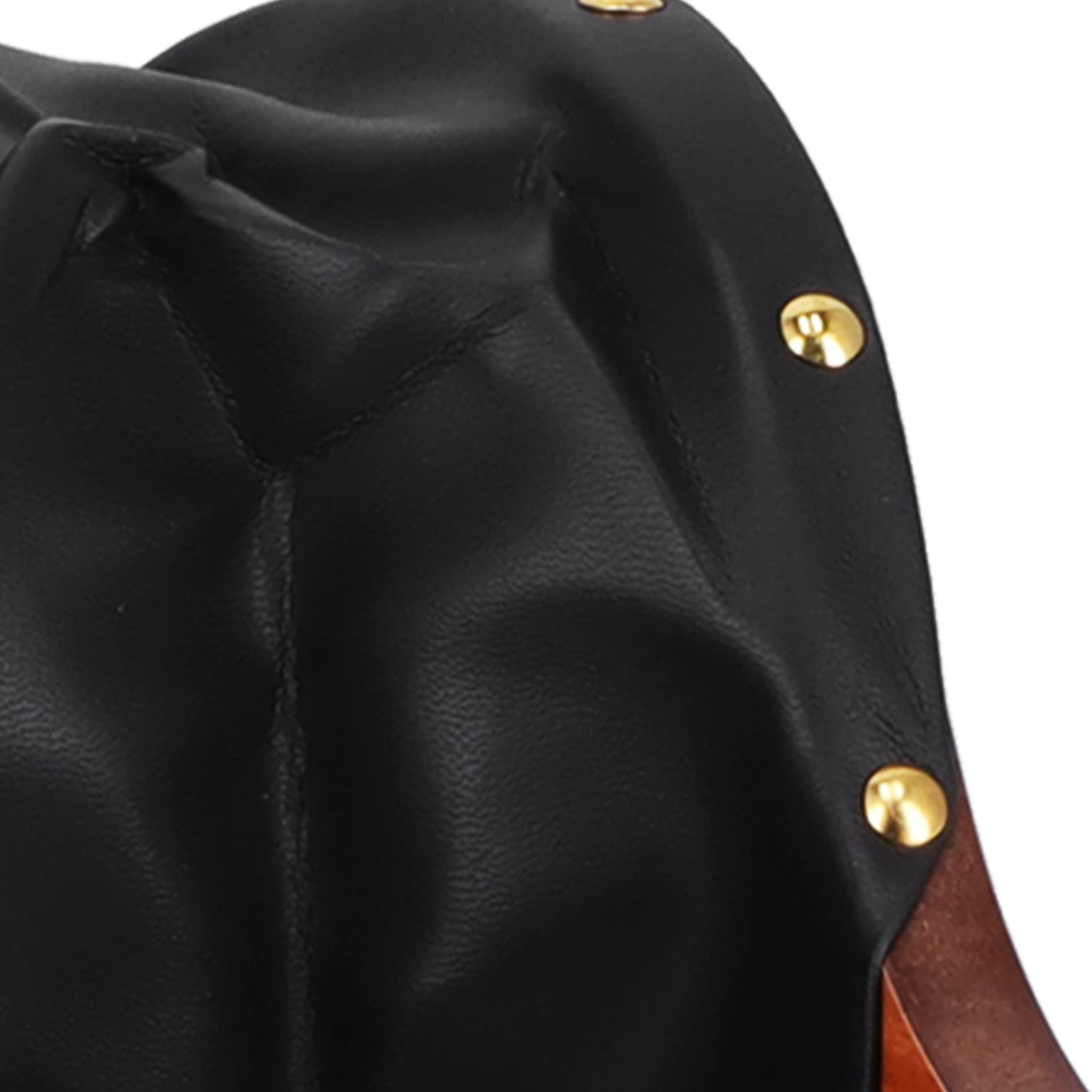 Soffietto per Camino, Soffietto per Camino in Legno in Pelle 17.9X7.8In, Grande Soffiatore di Fuoco, con Manico Lungo per Sling per Barbecue da Campeggio All'aperto