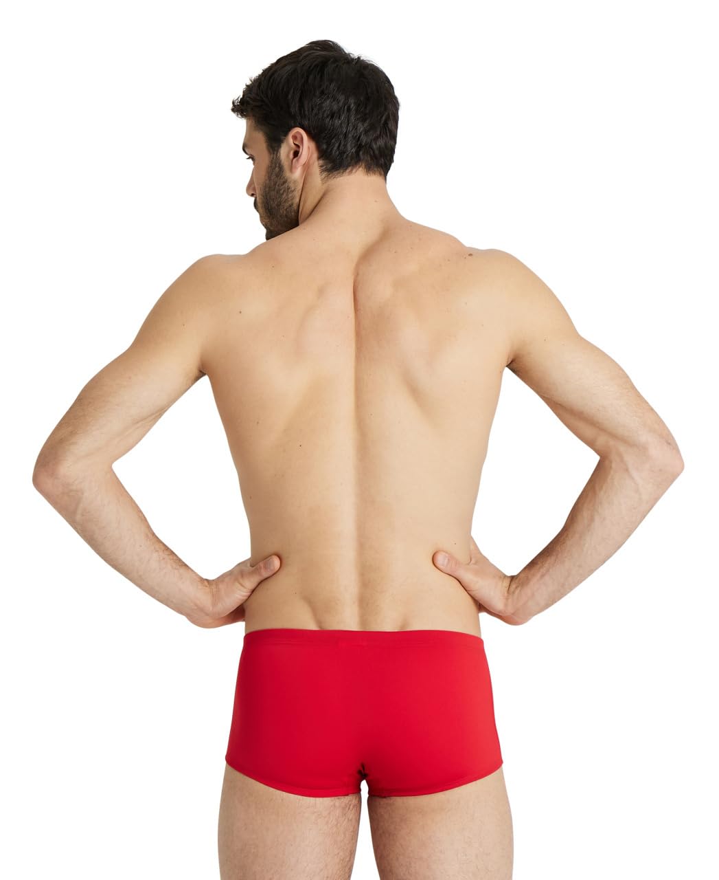 arena Solid Team Costume Uomo Piscina, Costume da Bagno ad Asciugatura Rapida, Pantaloncini da Bagno in Tessuto MaxLife Eco con Massima Resistenza al Cloro e Protezione UV UPF 50+