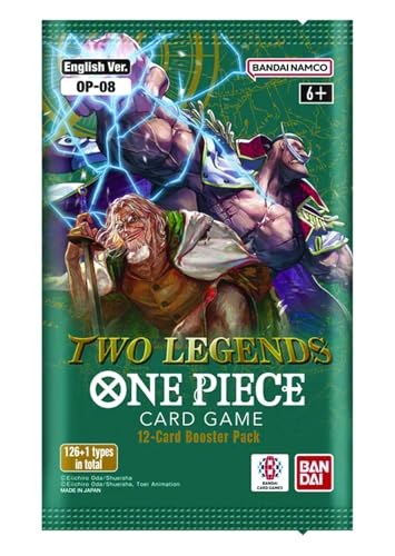 Bandai Namco One Piece Two Legends Card Game OP-08, English Version, 12-Card Booster Pack