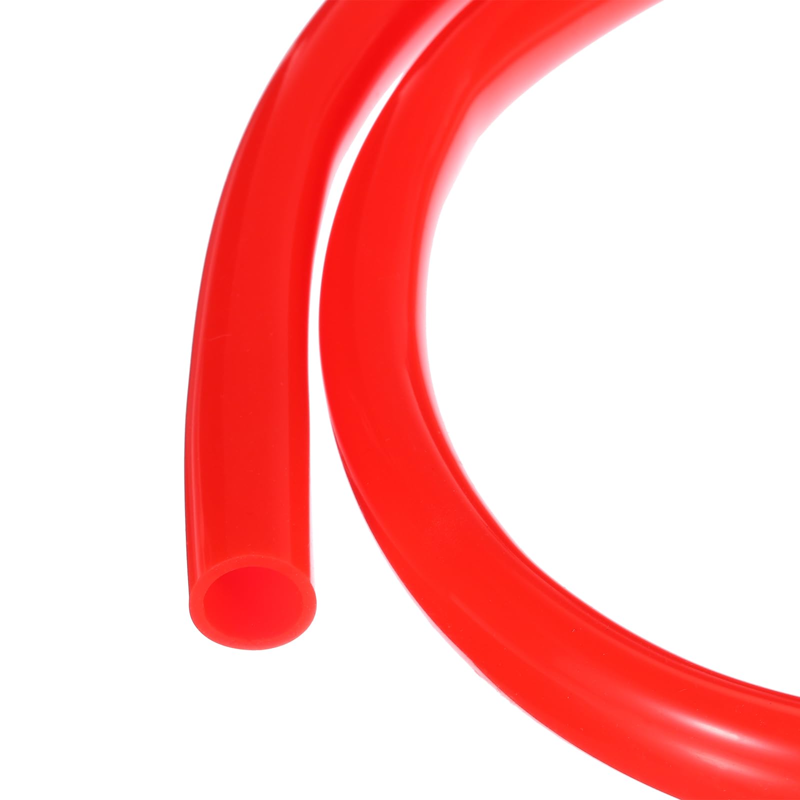 1m(3.3ft) 12.7mm(1/2") ID x 16mm(5/8") OD Silicone Tubing Red Industrial Plastic Tubing Pure Silicone Hoses for Pump Siphoning Draining Irrigation Brewing