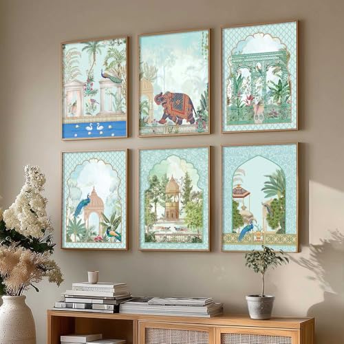 Image of kotart Premium Digital Traditional Art Paintings with Frame for Home Decor - Framed Wall Painting for Living Room Bedroom Office Room Decor - Painting for Wall Decoration - (19X25 INCH, C)