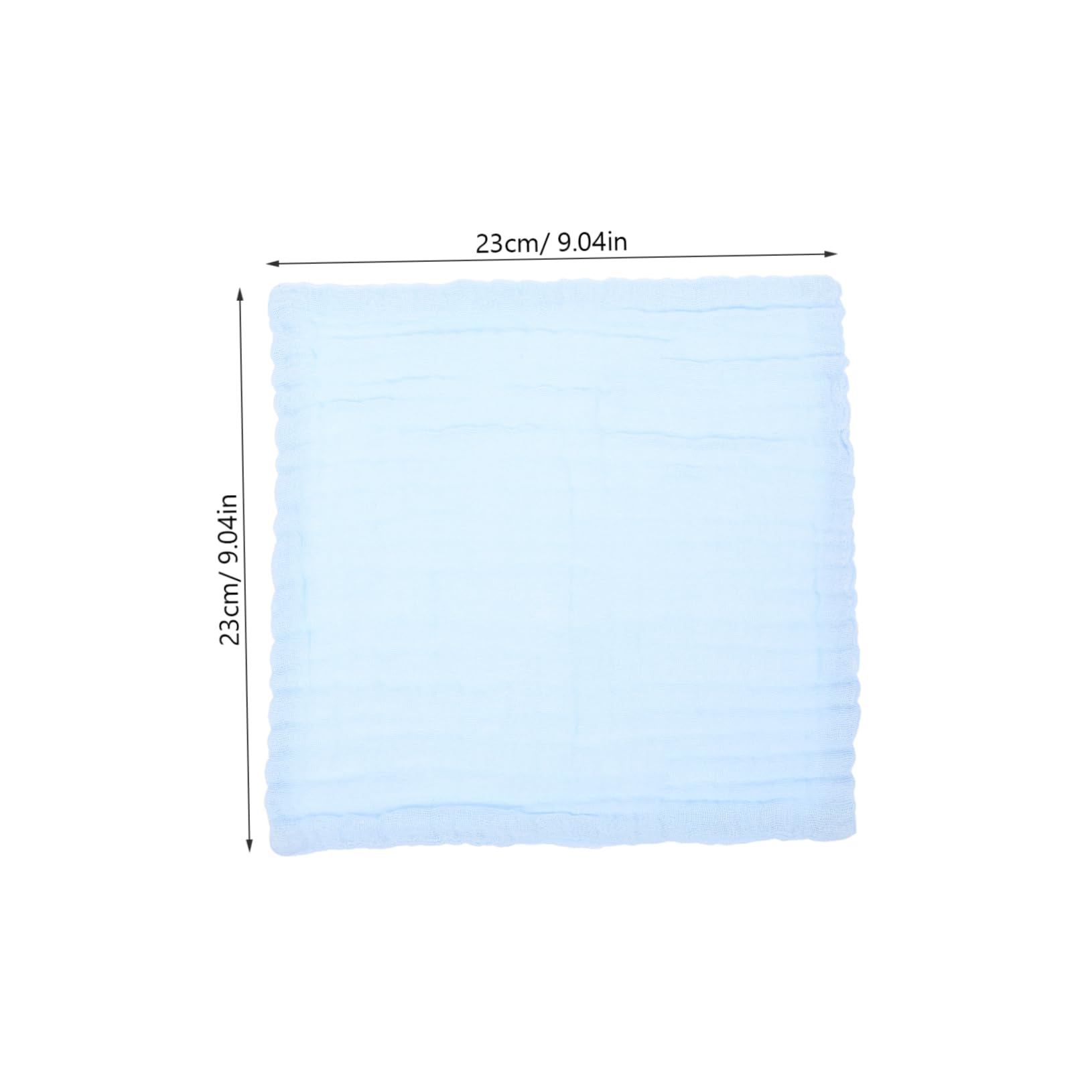 BESPORTBLE 10pcs Muslin Burp Cloths for Newborns Soft Fluorescent Washcloths for Gentle Care Accessory Stylish and Practical