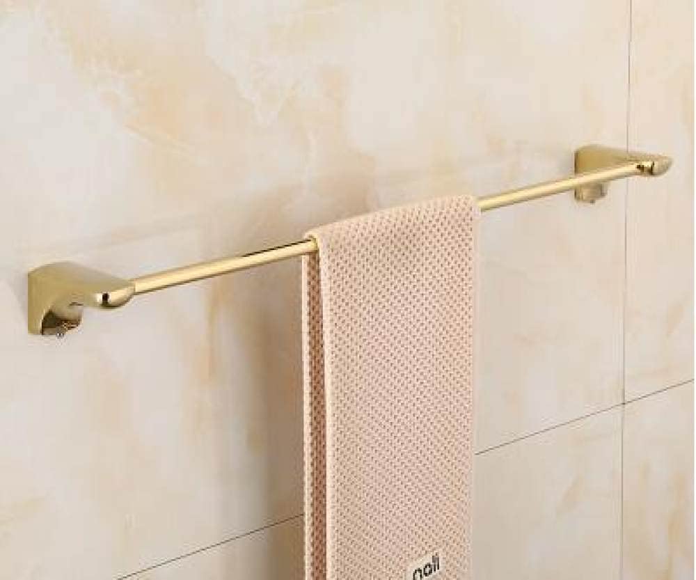 Ensemble matériel de salle de bain or avec porte-brosse, porte-papier et porte-serviettes