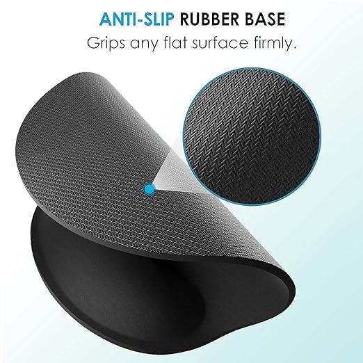 Image of Memory Foam Mouse Pad & Wrist Rest Cushion Set - Keyboard Hand Support for Pain Relief, Non-Slip Rubber Base, Ergonomic for Gaming, Computer, Laptop, Home & Office