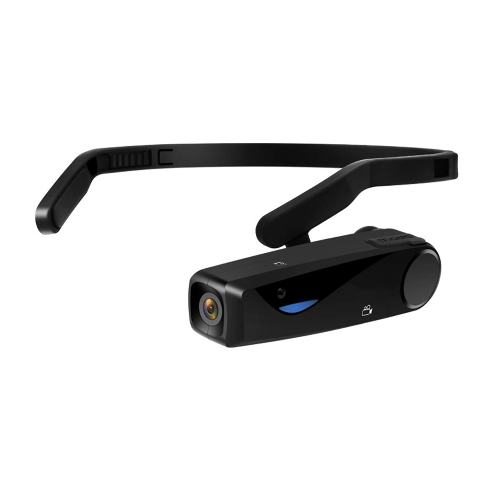 Head Mounted Camera, HD 1080P/60fps Camera Recorder Lightweight Wifi Hands-off Camera Webcam, 110° Shooting Angle, Support 18MP Photo Pixel Shooting, Recording While Charging