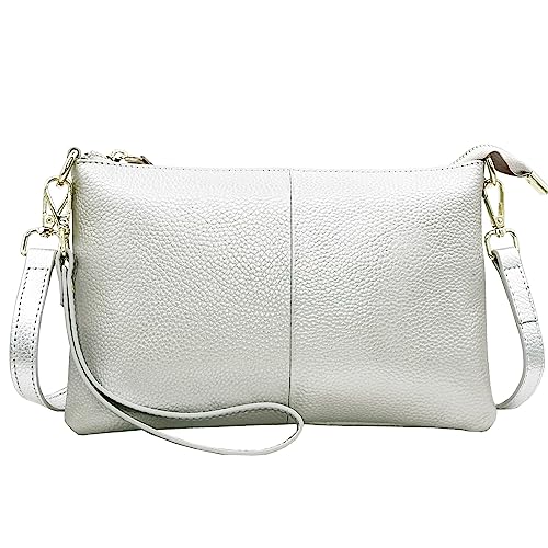 Image of Beurlike Leather Wristlet Wallet Clutch Purses For Women Small Crossbody Phone Bags