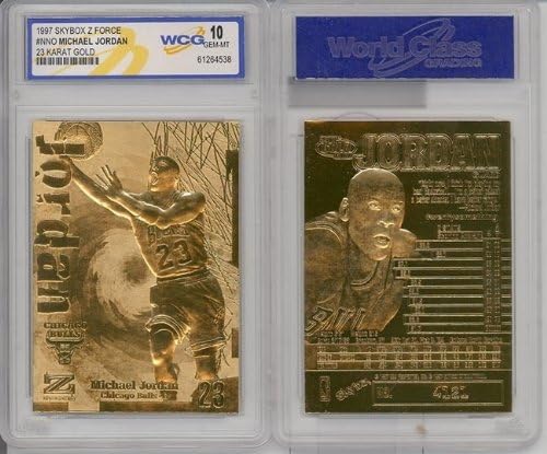 1997 michael jordan 23k gold card Clearance