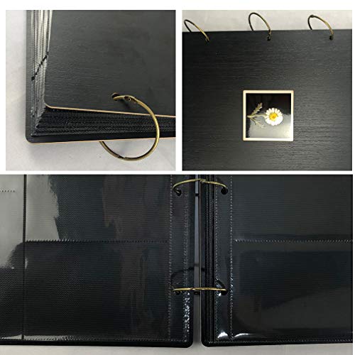 image for ZBEIVAN Dried Flower Photo Albums 4x6 Hlods 500 Horizontal and Vertica