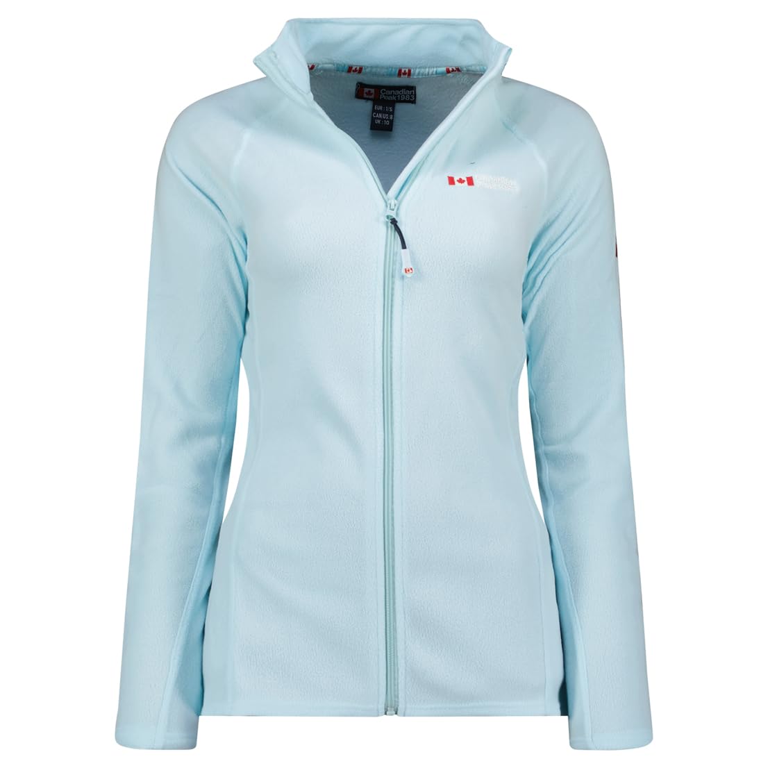 Canadian Peak Tugeak FZ Lady - Polaire Fine Femme Chaude Fermeture Zip - Veste Automne Hiver Printemps Chaud Femmes - Longues Manches Vetement Pull Fourrure Doux Confort