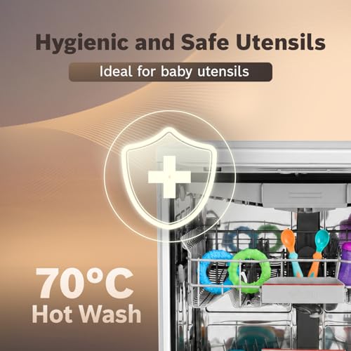 Image of Bosch 15 Place Setting (fits up to 80 utensils) Free-Standing Dishwasher for Indian Utensils | Hygiene+ & Intensive Kadhai Program (SMS46KI03I, Silver Inox, Inbuilt Heater, Removes 99.9% Germs)