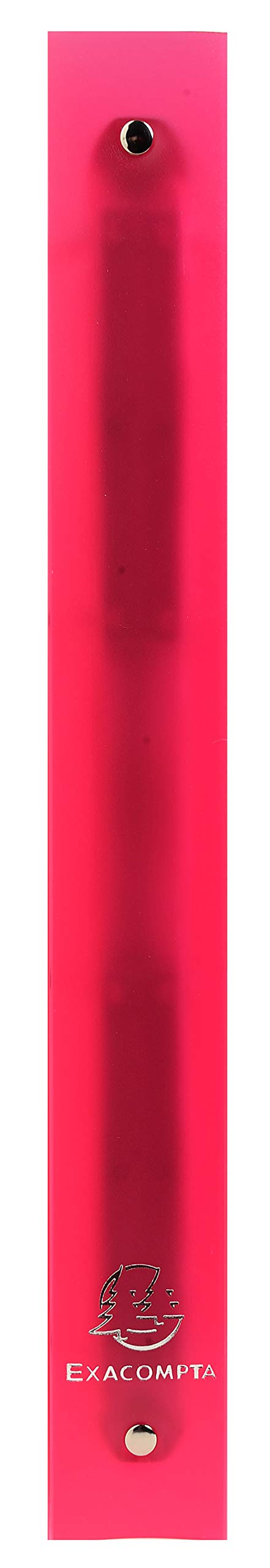 Exacompta - Réf. 51265E - Carton de 10 classeurs semi-rigides PP Chromaline - 4 anneaux ronds 30 mm - Dos 40 mm - Dimensions extérieures : 32 x 26,8 cm - Format à classer A4 Maxi - Rouge
