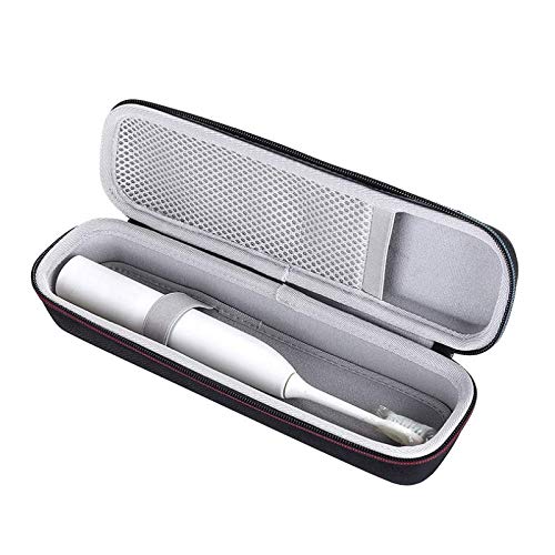 LuckyNV Travel Case Camping Hiking Box Compatible with Philips Panasonic Braun Electric Toothbrush Mesh Pocket for Accessories