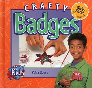 Library Binding Crafty Badges Book
