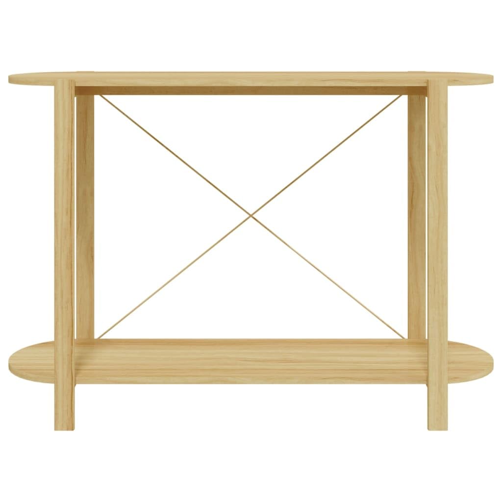 Mesa Consola de Madera contrachapada Mesa de Consola Clásica con Almacenamiento, Aparador de Madera para Decoración de Hogar 110x38x75 cm