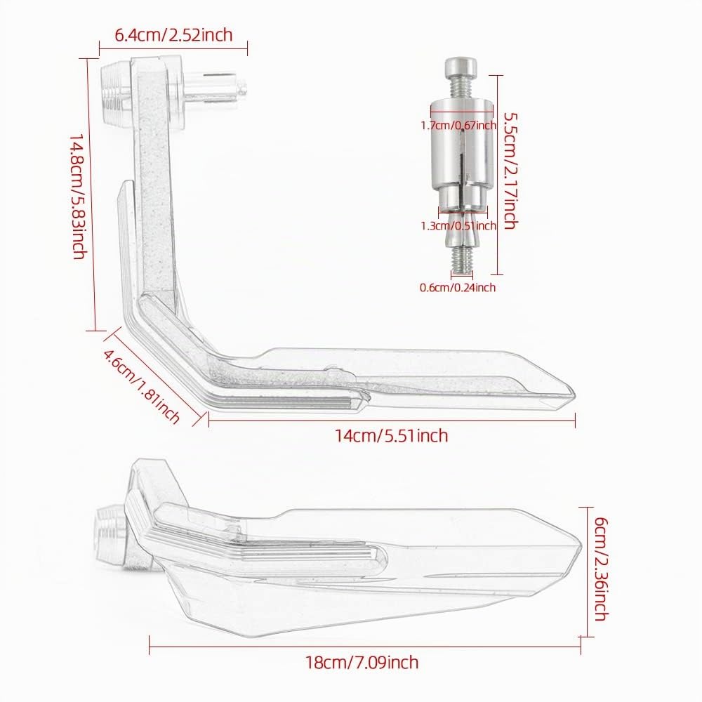 7/8" Protezione manubrio universale antivento per moto scooter montagna e-bike