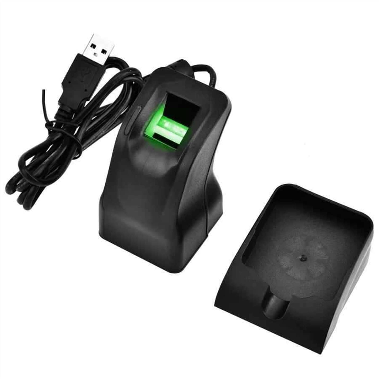 NJBVRS Biometric Employee Attendance Machine ZK4500 USB Fingerprint Collector, Single Finger Recognition Apparatus, Attendance Machine Accessories for Small Businesses and Offices