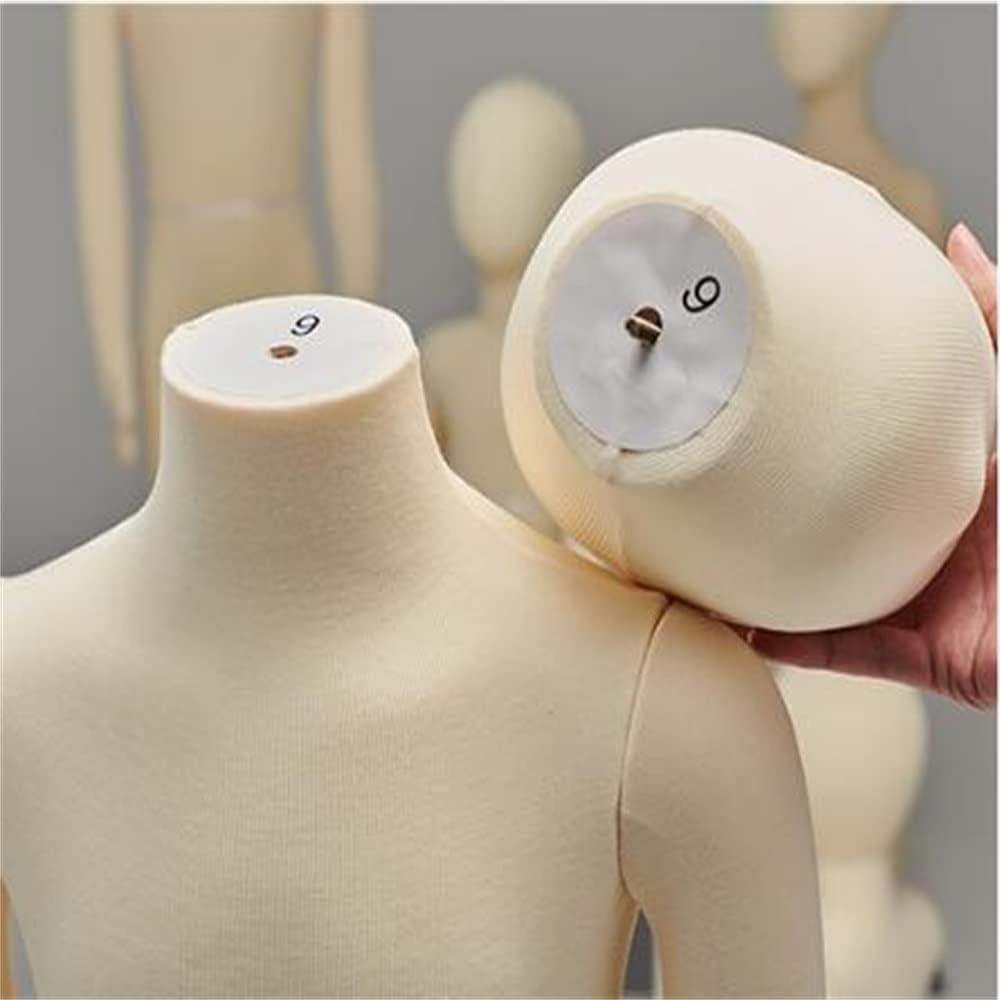 トルソー アーム付き 男性用 肩 肘 手首 可動 上半身のみ Leabdio