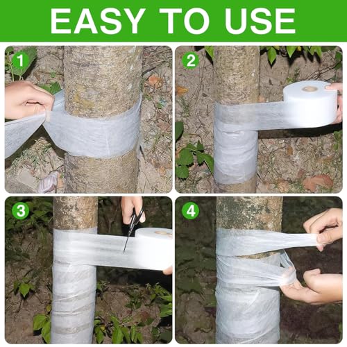 HIQE-FL Baum Winter Protection Wrap Strips, Pack of 2 Tree Protection Bandage, Winter-proof Plant Protection Bandage - Image 4
