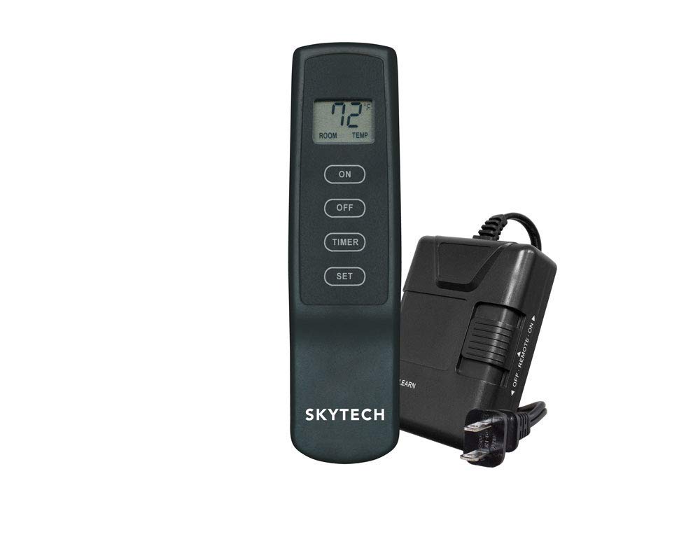 SKY-1420T/LCD-A - Control remoto para chimenea, color negro