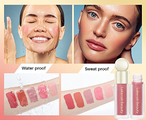 JEMPET Soft Cream Matte Blush Makeup: Lightweight Smudge Proof Natural-Looking Dewy Finish Liquid Blush for Cheeks - Image 3