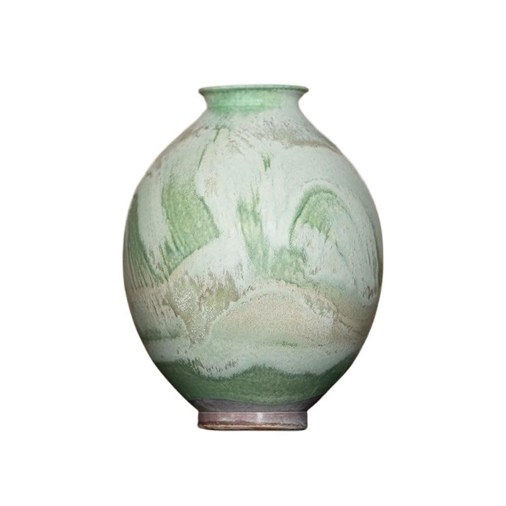 Flower Vase Living Room Handmade Flower Arrangement Ceramic Vase Home Dried Flower Pot Jar Ornaments Vases For Centerpieces