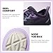 ALLSWIFIT Women's Walking Shoes Cushion Running Tennis Comfortable Arch Support Breathable Lightweight Gym Workout Athletic Fashion Sneakers StediCloud Lite,Size 8.5,Dark Purple,SARS26004W