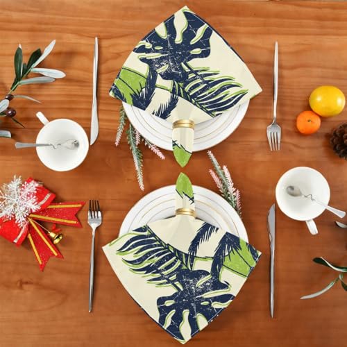 Servilletas de Tela Set de 6 Palm Leaf 50.5x50.5 cm miniatura 5