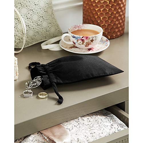 Soft Cotton Drawcord Bag (L) (Natural)3