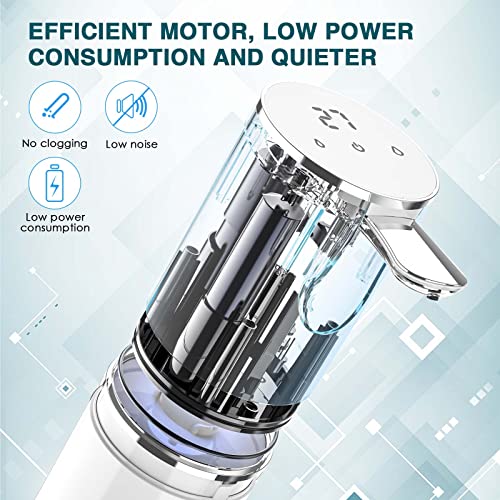 Automatic Liquid Soap Dispenser, 15.6Oz Touchless Rechargeable Hand Soap Dispenser With 5 Adjustable Soap Volume, Electric Hand Sanitizer Dispenser Pump For Kitchen Bathroom Wall No Drilling (White) #TOP6