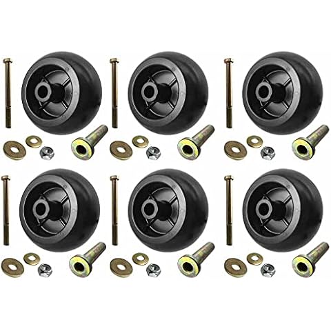 Parts 4 Outdoor Aftermarket 6pk Deck Wheels for Xmark 103-3168 103-4051 1-603299 Cover