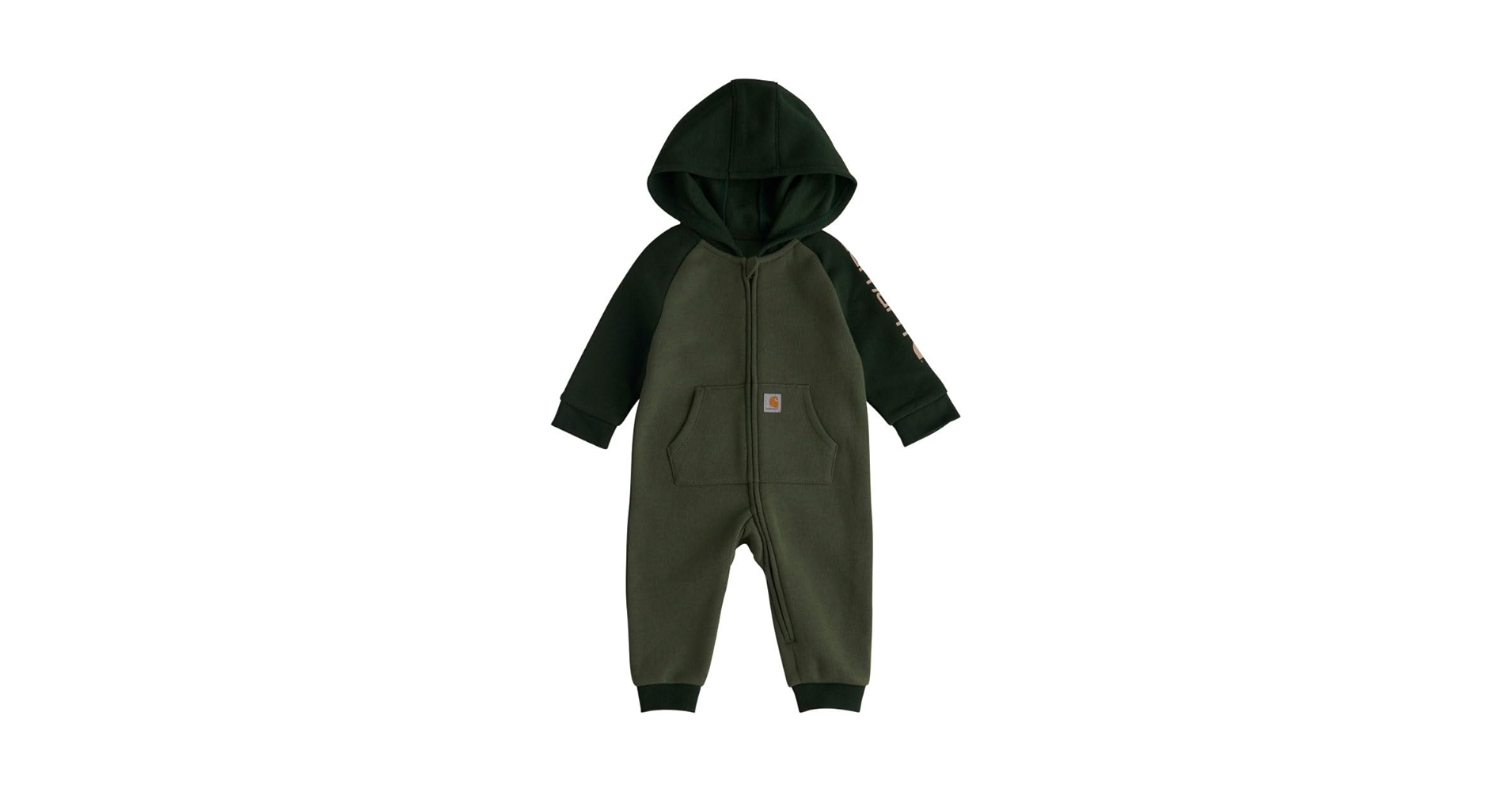 Carhartt フード付きカバーオール オリーブグリーン 中古・古着通販】CarHartt (カーハート) カバーオール グリーン