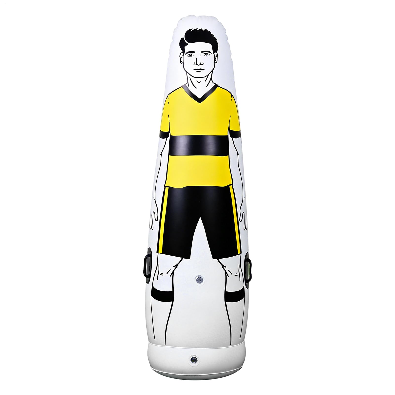Soccer Training Defender – 160 cm/63 in PVC resistente ad alta protezione agilità pratica | Design senza sforzo di portabilità, attrezzature per lo sviluppo delle abilità, allenatore di precisione