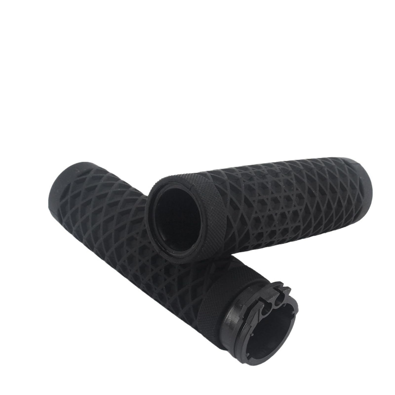 Manopole for manubrio da motocicletta compatibili con Sportster 883 1200 Softail Slim Fatboy Touring Street Glide Manubri in gomma da 1" 25 mm(GRAY)