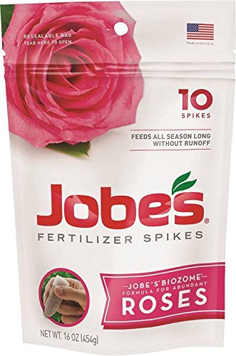 Jobe's 04102 Rose Fertilizer Spikes, 10, Multicolor (2 Pack)