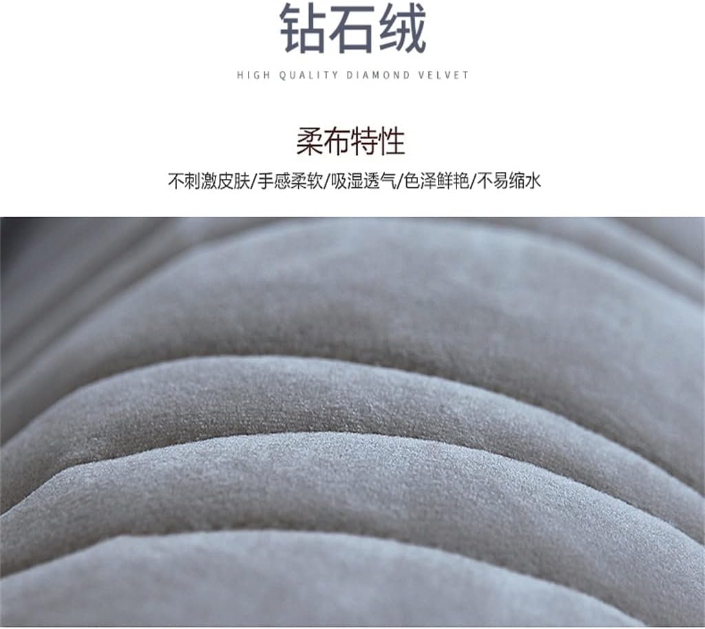 Headboard Decorative Cover All-Inclusive Fleece Fabric Bed Back Protector(1.8m)
