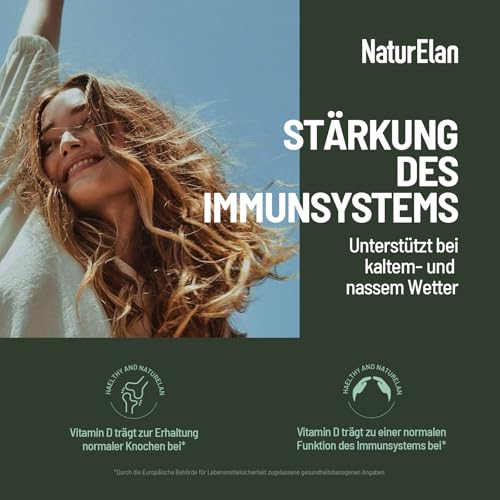 Vitamin D3 20000 I.E. Hochdosiert – 400 Tabletten im Jahresvorrat, Sonnenvitamin für Immunsystem, Vegetarisch, In Deutschland Produziert