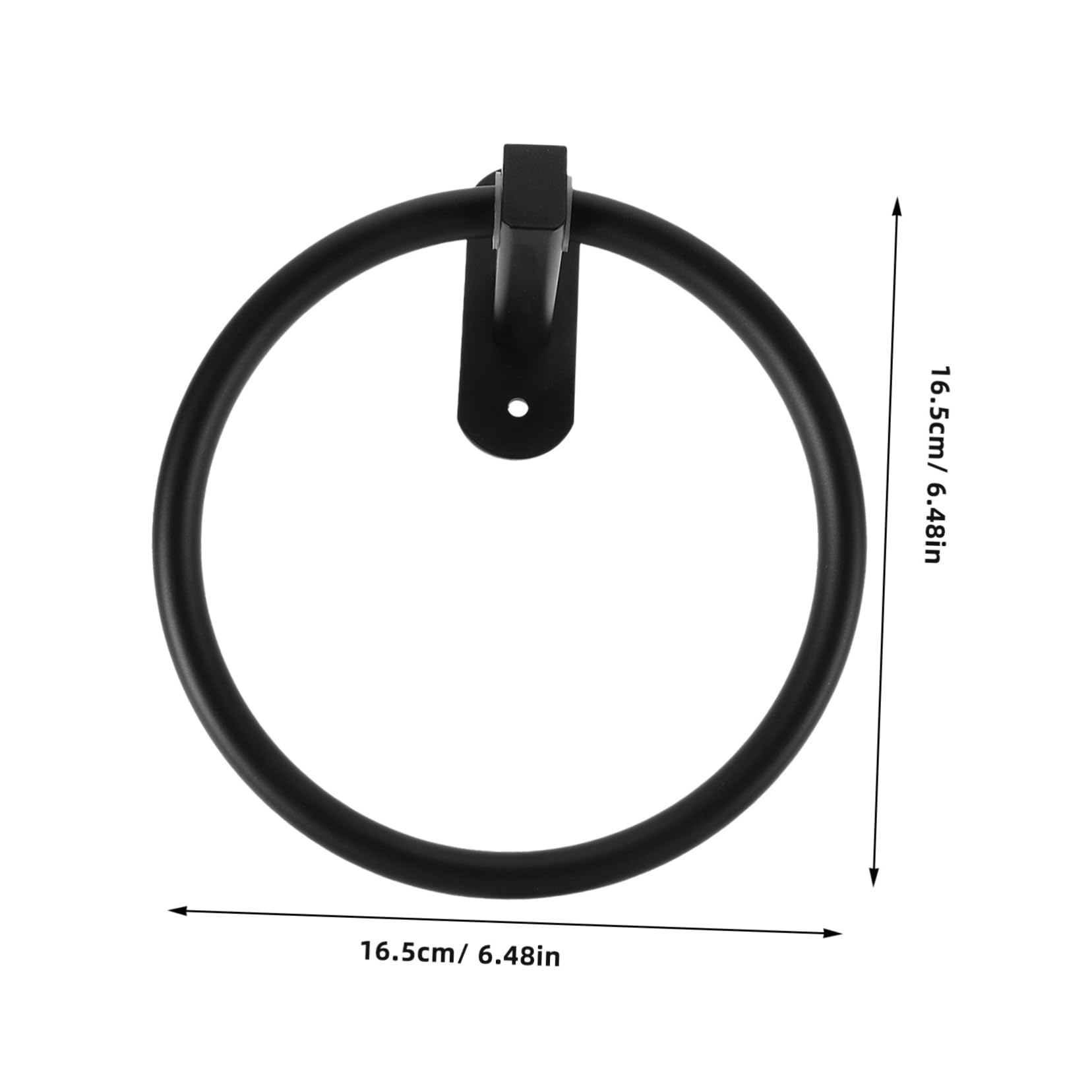 ABOOFAN Wall Mounted Towel Ring for Bathroom Heavy Duty Hand Towel Holder Sleek Round Design for Rv and Kitchen Durable Drill Installation for Secure Support Timeless