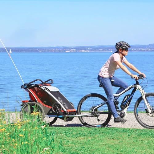 Fahrradanhänger Kupplung, Universal Kupplung für Kid/Kid Plus ab 2016, Kompatibel mit Vaya 1 & Keeke 2, Adapter Fahrradanhänger,Schwarz (A)