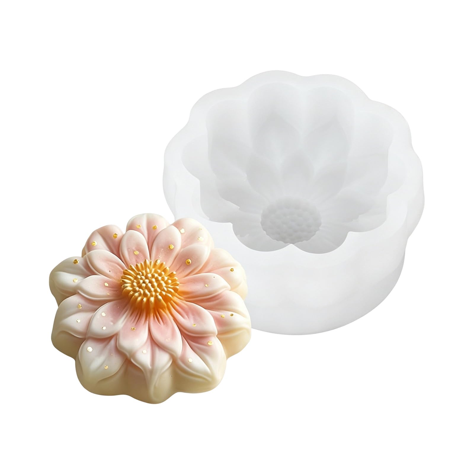 Hsyzygian Portable Baking Tool for Creating Delicate Peach Blossom Shaped Dessert Including Cookie and Jellies Candies Dessert Making Tool