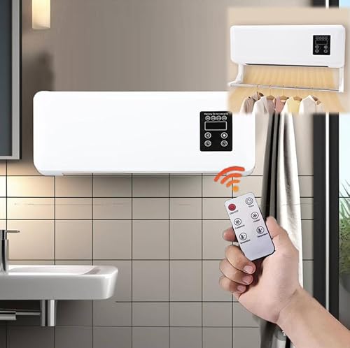 Bath Fan Heater Combo,3 in 1 Wall Mount Heat and...